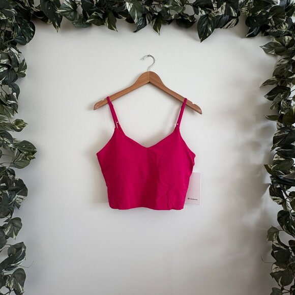 Lululemon Athletic Align Cropped Cami Tank Top A/B Passionate NWT Size 12 - Picture 1 of 8